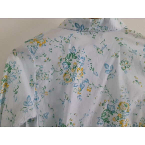 Soho Babe New York Light Blue Florals LS ButtonUp Shirt Jr. Sz Large NWT - Picture 11 of 16